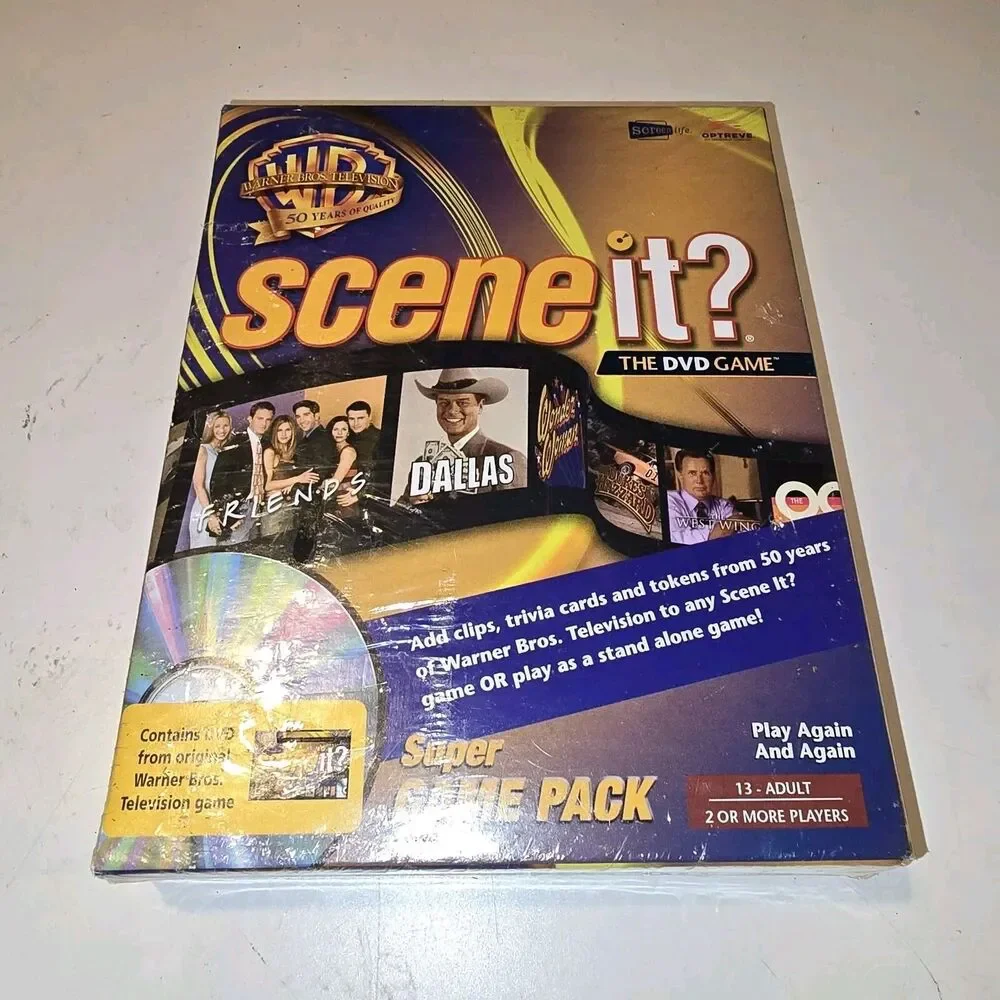 Warner Bros. Scene It? The DVD Game Super Game Pack ScreenLife 2005 Complete